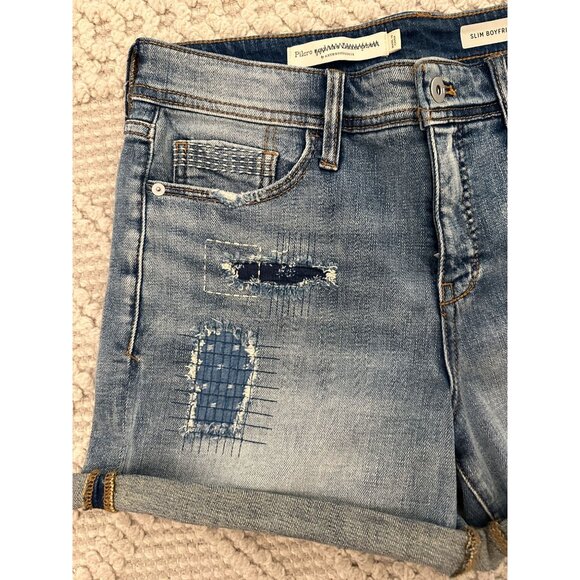 Pilcro & The Letterpress — Women's Slim Boyfriend Denim Shorts — Size 29 - Picture 6 of 11